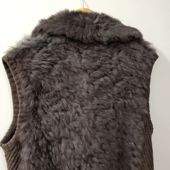 Marc Jacobs - Rabbit Fur Vest - Size L *Please Read* - Picture 8 of 11